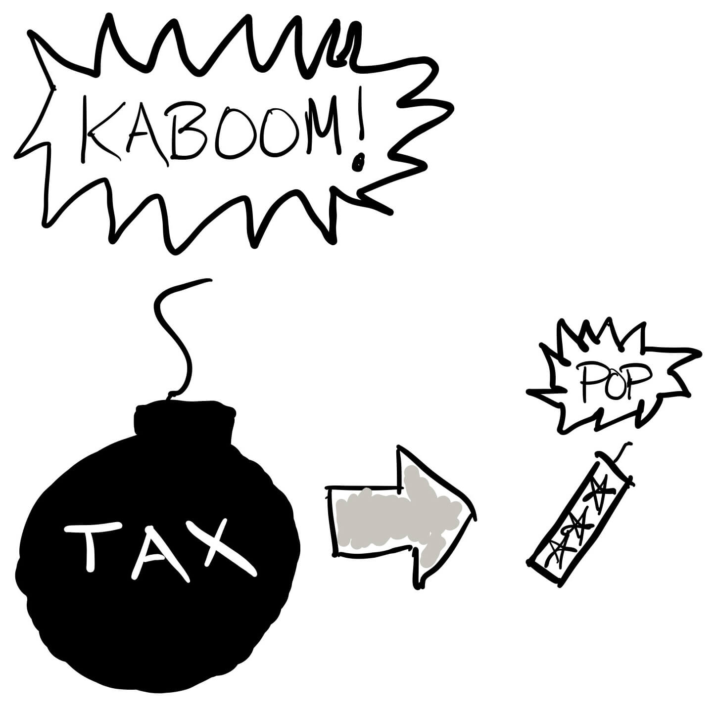 Tax Bomb or Tax Firecracker? graphic